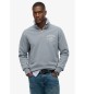Superdry Felpa con mezza zip Athletic Ess blu