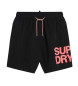 Superdry Czarny kostium kąpielowy Sportswear
