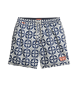 Superdry Badedragt med mosaikprint i marineblå
