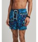 Superdry Swimwear made of recycled material blue