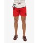 Superdry Kostium kąpielowy 43,2 cm z czerwonym logo żeglarskim