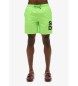 Superdry 43,2 cm plavalni kostum z zelenim logotipom Sportswear