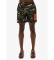 Superdry Fato de banho de 43,2 cm com logótipo Sportswear verde