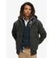 Superdry Hoodie met capuchon met rits en zwarte fleece voering