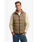 Superdry Gilet trapuntato Fuji marrone