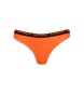 Superdry Elastyczne figi bikini w odważnym pomarańczowym kolorze
