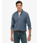 Superdry Koszula Classic Needle niebieska
