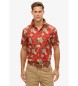 Superdry Hawaii-Hemd rot
