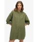 Superdry Camicia da spiaggia lunga verde Ibiza