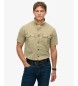 Superdry Militärhemd beige