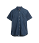 Superdry Camicia in denim a maniche corte essenziale