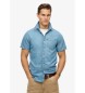 Superdry Camicia in denim blu essenziale