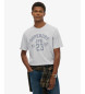 Superdry T-shirt Athletic Essential cinzenta