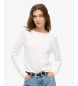 Superdry White French terry shirt