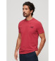 Superdry T-shirt rossa con logo Essential