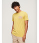 Superdry T-shirt Fluor avec logo Vintage jaune