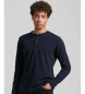 Superdry Navy embossed T-shirt