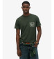 Superdry Industrieel Relaxed T-shirt groen