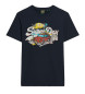 Superdry La Vl Grafična majica mornarske barve