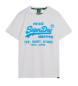 Superdry T-shirt Neon Vl biały