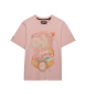 Superdry T-shirt Tokyo Relaxed cor-de-rosa