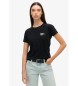 Superdry Camiseta ajustada gráfica Sport Luxe negro