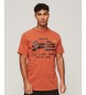 Superdry Vintage Logo Store Klassisches T-shirt orange
