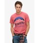 Superdry Great Outdoors classic relaxed fit t-shirt red