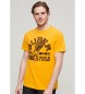 Superdry T-shirt jaune Field Athletic