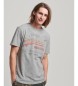 Superdry T-shirt vintage Cali logo gris