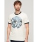 Superdry Foto-T-Shirt off-white