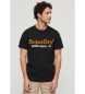 Superdry T-shirt med Venue Duo-logo, sort