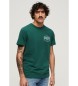 Superdry Vintage Heritage Logo-T-Shirt grün