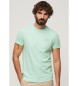 Superdry T-shirt com logótipo Essential verde claro