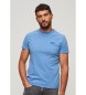 Superdry T-shirt med logotyp Essential blå
