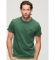 Superdry T-shirt met logo Essential groen
