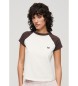 Superdry T-shirt com logótipo Essential branco