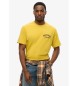Superdry T-shirt Neo Trad Tattoo jaune