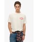 Superdry T-shirt Neo Trad Tattoo blanc