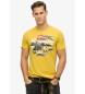 Superdry T-shirt vintage Tokyo jaune