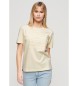 Superdry Relaxed gesneden T-shirt met off-white reliëf