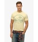 Superdry Lo-fi Outdoor-T-Shirt Mono gelb