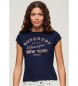 Superdry T-shirt à manches courtes Workwear navy