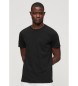 Superdry Flamed short-sleeved T-shirt with black round collar