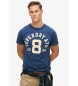 Superdry T-shirt a maniche corte blu scuro atletica vintage