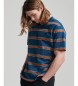 Superdry Striped T-shirt with vintage texture in organic cotton