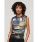 Superdry Tank top with black sub print