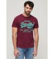 Superdry Fluorescent T-shirt with maroon Vintage logo