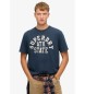 Superdry Athletic Essential graphic T-shirt navy