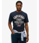 Superdry T-shirt Athletic Essential azul-marinho